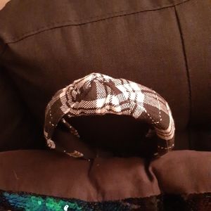 Checkered Knotted Headband